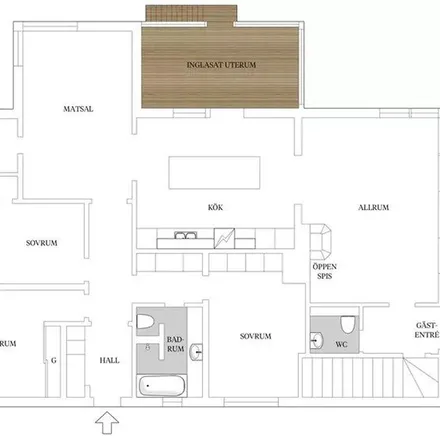 Rent this 5 bed apartment on Egmontsgatan 3 in 412 69 Gothenburg, Sweden