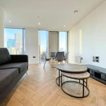 Rent this 1 bed apartment on Elizabeth Tower in Chester Road, Manchester