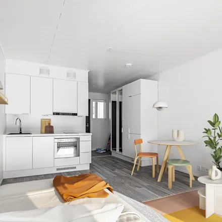 Rent this 1 bed apartment on Jahtimetsän lehtopurolaakso in Jahtimestarinkuja, 02940 Espoo