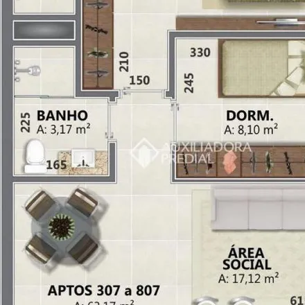 Buy this 1 bed apartment on Rita in Rua Barão do Triunfo 217, Menino Deus