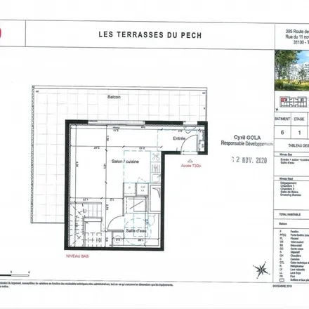 Rent this 3 bed apartment on 11 Rue Joseph Lakanal in 31000 Toulouse, France