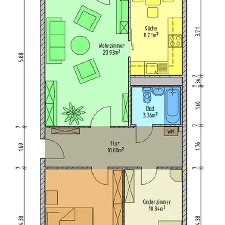 Image 2 - Käthe-Kollwitz-Straße 7, 08107 Kirchberg, Germany - Apartment for rent