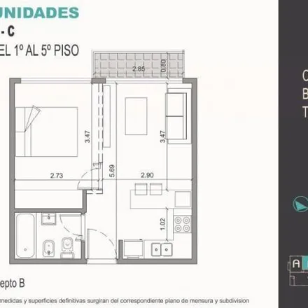 Rent this studio apartment on Aristóbulo del Valle 1610 in Florida, C1429 ABH Vicente López