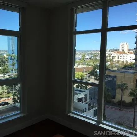 Rent this 2 bed condo on The Grande North at Santa Fe Place in 1205 Pacific Highway, San Diego