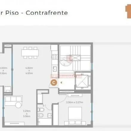 Buy this 1 bed apartment on Ituzaingó 1502 in Partido de San Fernando, 1646 San Fernando