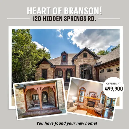 Buy this 4 bed house on 134 Hidden Spring Drive in Branson, MO 65616