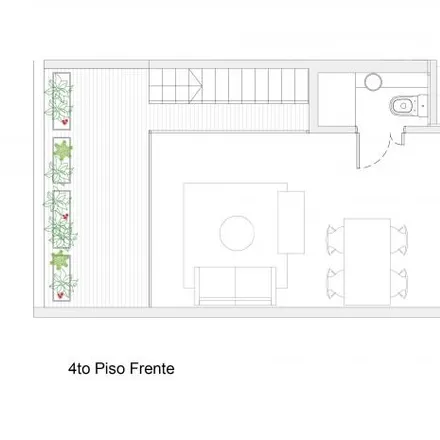 Rent this studio apartment on Quesada 3155 in Coghlan, C1429 AAO Buenos Aires