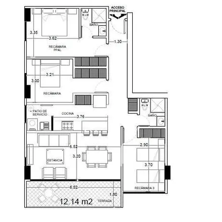 Buy this 3 bed apartment on Calle Hacienda de las Palmas in 52763 Interlomas, MEX