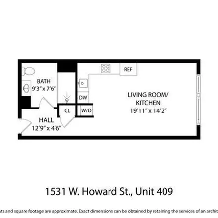 Image 9 - Howard & Bosworth, West Howard Street, Chicago, IL 60626, USA - Apartment for rent