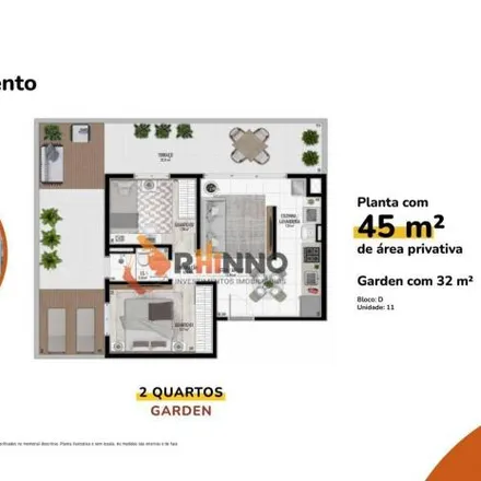 Buy this 2 bed apartment on Rua Paulo Kulik 182 in Santa Cândida, Curitiba - PR