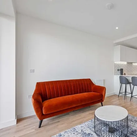 Rent this studio apartment on Sibley House in 6 Greenleaf Walk, London