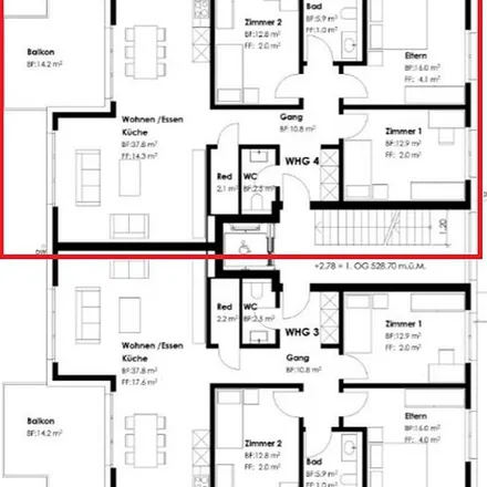 Rent this 4 bed apartment on Kentuckystrasse in 5734 Reinach, Switzerland