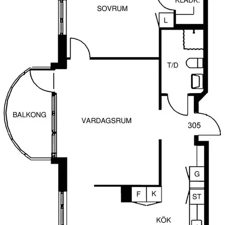 Rent this 2 bed apartment on Storgatan 51a in 931 31 Skellefteå, Sweden