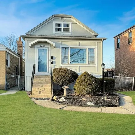 Rent this 3 bed house on 7416 West Palatine Avenue in Chicago, IL 60631
