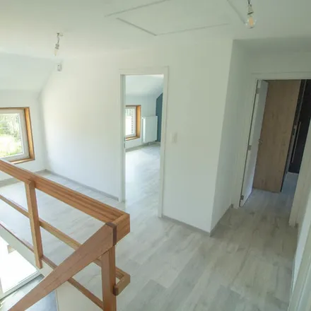 Rent this 4 bed apartment on Rue des Nerviens in 6530 Thuin, Belgium