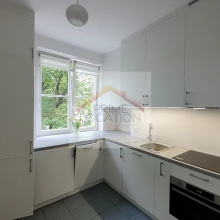Rent this 3 bed apartment on WakeCup Cafe in Aleja Zjednoczenia 1, 01-829 Warsaw