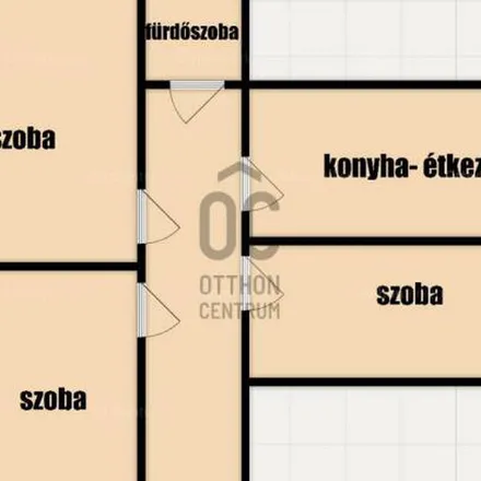 Rent this 3 bed apartment on Hajdúszoboszló in Hősök tere 19, 4200