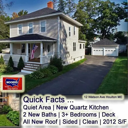 Buy this 3 bed house on 12 Watson Avenue in Houlton, ME 04730