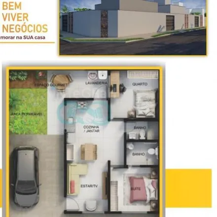 Buy this 2 bed house on Rua Genuína de Oliveira in Shopping Park, Uberlândia - MG