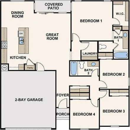 Image 1 - 846 Raymond Street, Coolidge, Pinal County, AZ 85128, USA - House for rent
