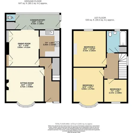 Rent this 3 bed duplex on Barton Hill Academy Nursery in Barton Hill Road, Torquay