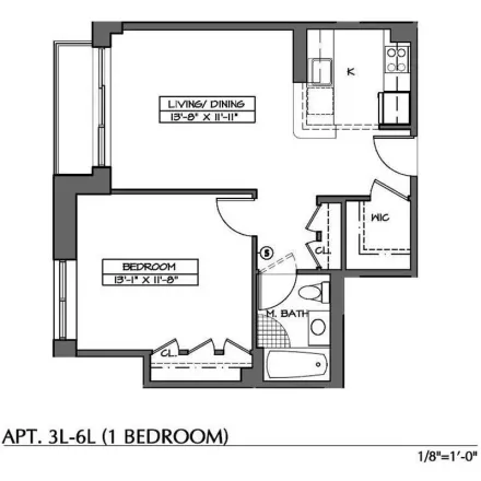 Image 1 - 351 West 118th Street, New York, NY 10026, USA - Apartment for rent