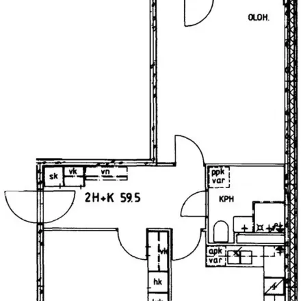 Rent this 2 bed apartment on Vaapukkatie in 18100 Heinola, Finland