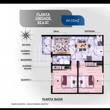 Buy this 2 bed apartment on Rua Sebastião Mariano Nepomucemo in Centro, Caraguatatuba - SP
