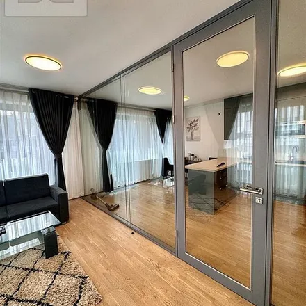 Rent this 1 bed apartment on Oblastní ředitelství služby cizinecké policie in Olšanská, 130 00 Prague