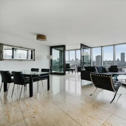 Rent this 3 bed apartment on Saint George Wharf Tower in 1 Nine Elms Lane, London