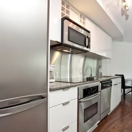 Rent this 1 bed apartment on TV Towers 2 in 233 Robson Street, Vancouver