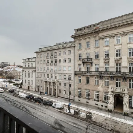 Rent this 4 bed apartment on Dom Dochodowy o Trzech Frontach in Aleje Ujazdowskie 51, 00-536 Warsaw