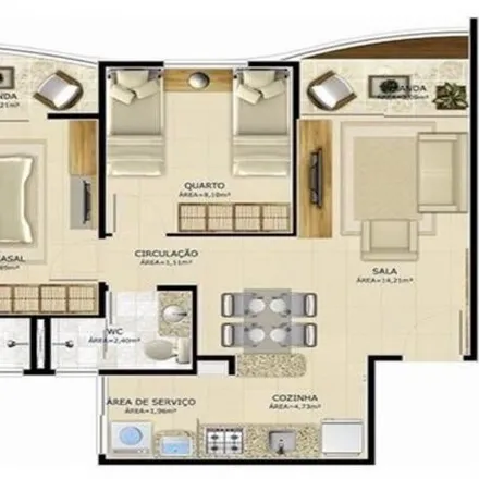 Buy this 2 bed apartment on Rua Ildefonso Araujo 2 in Carlito Pamplona, Fortaleza - CE