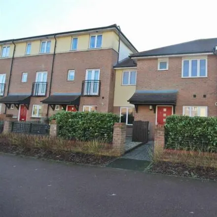 Rent this 4 bed townhouse on Broughton Local Shops in Oakworth Avenue, Monkston