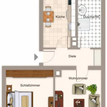 Rent this 2 bed apartment on Pillenreuther Straße in 90459 Nuremberg, Germany