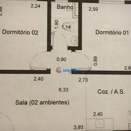 Rent this 2 bed apartment on Rua Antônio Carlos Martins in Jardim Santa Esmeralda, Hortolândia - SP