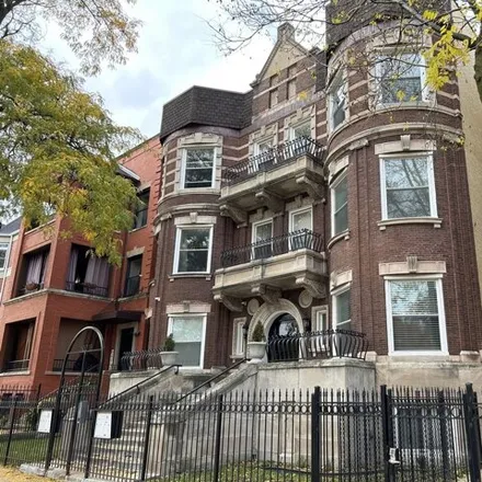 Rent this 3 bed condo on 4518-4520 South Doctor Martin Luther King Junior Drive in Chicago, IL 60653