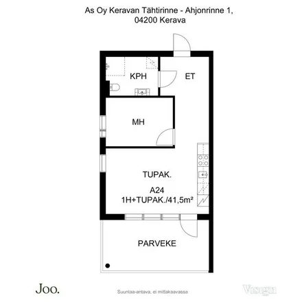 Image 2 - Paasikiven nuorisokylä, Porvoontie 10A, 04220 Kerava, Finland - Apartment for rent