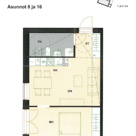 Rent this 2 bed apartment on Polttolinja 11 in 40520 Jyväskylä, Finland