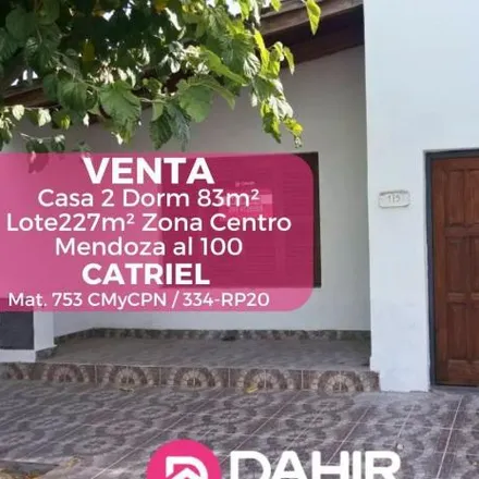 Buy this 2 bed house on España in Centro, Catriel