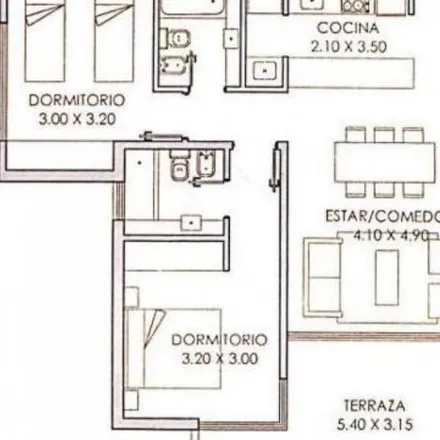 Buy this 2 bed apartment on Camino Bancalari - Benavídez in Partido de Tigre, 1617 Troncos del Talar