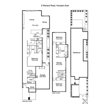 Rent this 3 bed apartment on Apex Avenue in Hampton East VIC 3188, Australia