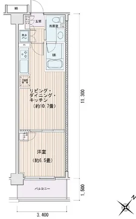 Image 2 - Nani Nani Hawaiian Café, Harumi-dori Avenue, Toyosu 3-chome, Koto, 135-0061, Japan - Apartment for rent