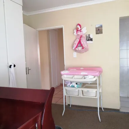 Rent this 3 bed townhouse on Dubloon Avenue in Wilgeheuwel, Roodepoort