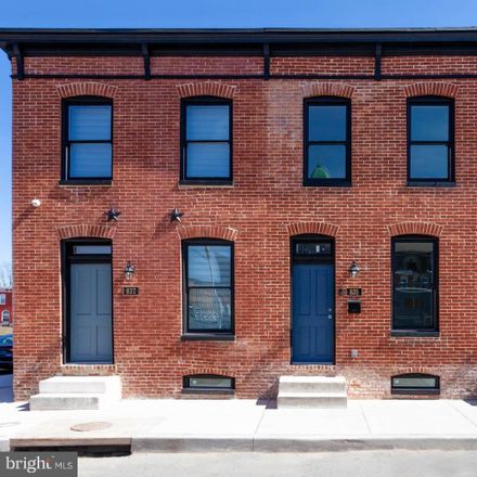 Rent this 3 bed townhouse on 824 North Madeira Street in Baltimore, MD 21205