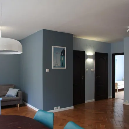 Rent this 3 bed apartment on Michała Kleofasa Ogińskiego 24 in 03-345 Warsaw, Poland