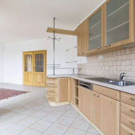 Rent this 1 bed apartment on Nad Helmrovkou 259/9 in 165 00 Prague, Czechia