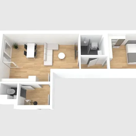 Rent this 2 bed apartment on U1 Kagran in Dr.-Adolf-Schärf-Platz, 1220 Vienna