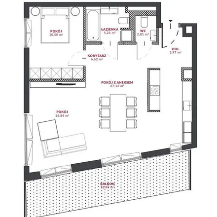 Rent this 2 bed apartment on Szkoła Podstawowa nr 41 im. Żołnierzy AK Grupy Bojowej "Krybar" in Leszczyńska, 00-339 Warsaw