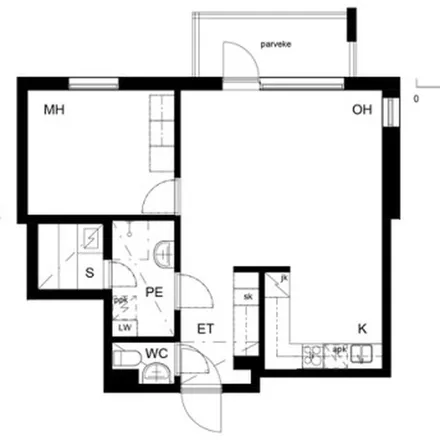 Rent this 2 bed apartment on Tampellan esplanadi 8 in 33101 Tampere, Finland